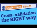 Shuffle your dataset when using cross_val_score