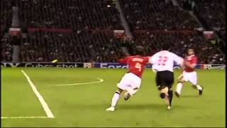 Gol de Kaká contra o Manchester United.