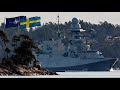 Magnificent visit - 5 NATO Naval ships in Sweden