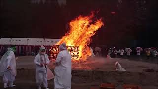 八海山尊神社　大火渡り祭　令和3年10月20日　南魚沼市大崎