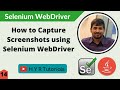 Capture Screenshots using Selenium WebDriver | Selenium WebDriver |