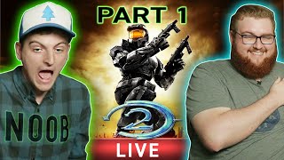 Noob Plays Halo 2 for the First Time - Live  |  HALO 2 Part 1