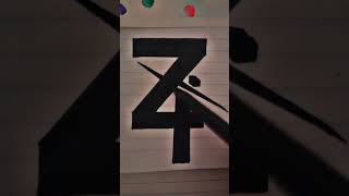 Amazing ZI letter combo transition. Requested vedio. Tutorial link in description. #viralvedio #ZI.