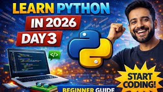 Python Tutorial Day 3 - Complete Beginner Guide | #programming | #shorts