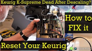 Reset your Keurig - How to FIX & Reset your Keurig K-Supreme Coffee Maker - Desc