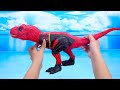 jurassic world unboxing review big dreadnoughtus collection dino egg trex megalosaurus raptor asmr