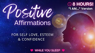 Positive Affirmations for Women 💞 Self love & Confidence "I Am" Sleep meditation