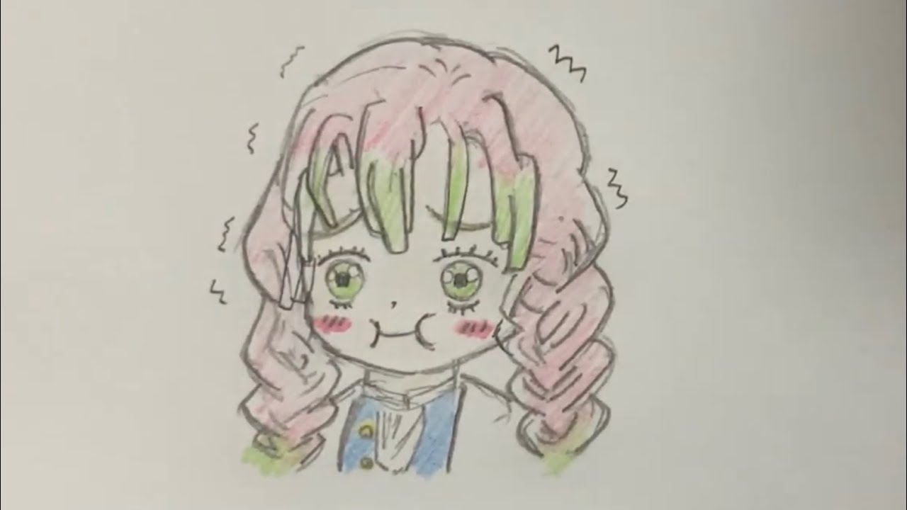 How To Draw Mitsuri Kanroji Easy Demon Slayer Kimetsu Vrogue Co