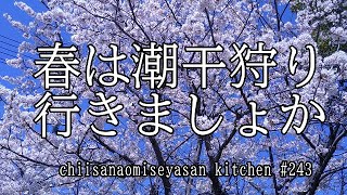 観光じやない近所の浜で夕飯の為にアサリを掘る♥勝負は3時間