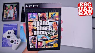 Unboxing and Gameplay Grand Theft Auto V Special Edition PlayStation 3 English - GTA 5 Blueprint