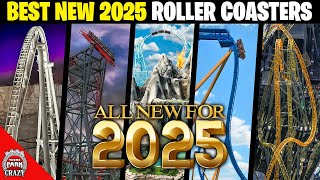 Top 25 Most Anticipated NEW 2025 Roller Coasters