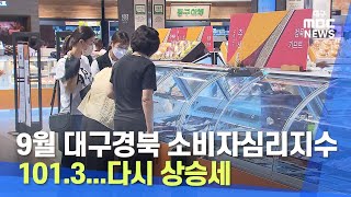 [대구MBC뉴스] 9월 대구경북 소비자심리지수 101.3...다시 상승세