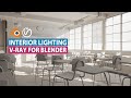 V-Ray for Blender Tutorial: Learn Interior Lighting from Start to Finish (Beginner Friendly)