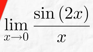 Limit of sin(2x)/x as x approaches 0 | Calculus 1 Exercises