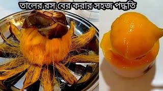 ৪ মিনিটেই তালের রস বের করার সহজ পদ্ধতি টিপসসহ |taler ros collect tips \u0026 trick