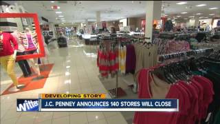 JCPenney closing up to 140 stores nationwide