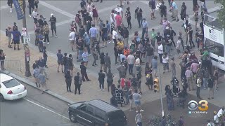 Protests Pops Up Along Parkway