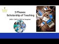 Snapshot 47: 3-Phases of Scholarship of Teaching and Professional Development