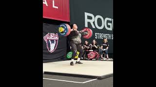 Mary Thiesen-Lappen's 163KG American Record set on the Rogue Pyrros Bar at the 2022 Arnold
