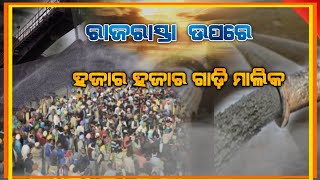 ରାଜ ରାସ୍ତା ଉପରେ ହଜାର ହଜାର ଗାଡି ମାଲିକ || ଏଥି ପାଇଁ ଦାୟୀ କିଏ?