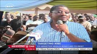 CORD leader Raila Odinga and his brigade call for IEBC commission to quit office