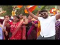 bhubaneswar bjp members celebrates party’s win in dhamnagar bypoll