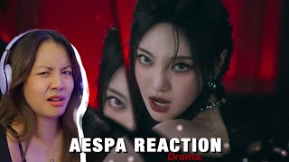 RETIRED DANCER REACTS TO— AESPA "Drama" M/V