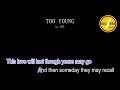 Too Young Nat King Cole (lyrics) by HYL