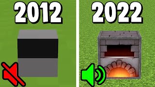 minecraft sounds in 2012 vs now