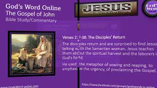 John Chapter 4: Bible Study Commentary-God'sWordOnline