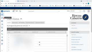 Faculty Navigate Tutorial: Navigate Toolbar Review