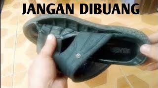 jangan buru2 dibuang‼️memperbaiki sandal yang JEBOL