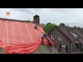 zo ziet de schade in luyksgestel er vanuit de lucht uit