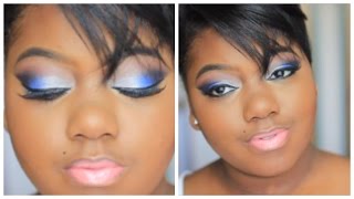FIERCE Dramatic Eyes & NUDE Lips- Makeup Recreation
