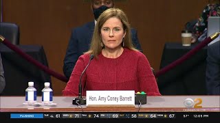 Amy Coney Barrett Answers Questions At Supreme Court Nomination Hearings