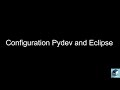03 Installation of pydev and eclipse