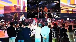 BTS REACTION TO BLACKPINK SPEECH/MMA 2018