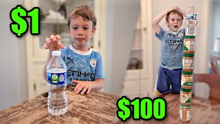BOTTLE FLIPS from $1 to $100