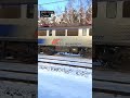 Przelot EP07-1034 PKP TLK „Doker” w śniegu i słońcu #slowmotion | grudzień 2022