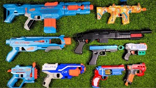 Play  Shoot Plastic Nerfgun Like Water Gel Blaster, Soft Bullet, Ak47, M16, Shotgun, Sniper