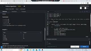 Endless Appetizers | Codechef | Starters 99 | Solution Code.