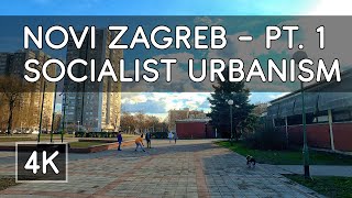 Walking Tour: Novi Zagreb, Croatia - Socialist Era (Pt. 1) - 4K UHD Virtual Travel