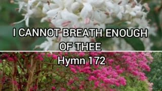 I CANNOT BREATH ENOUGH OF THEE Hymn 172