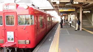 名鉄知立駅6番線　普通東岡崎行き発車