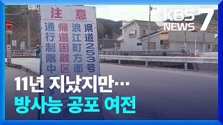 [르포] 동일본 대지진·원전사고 11년…주민 귀환했지만 방사능 공포는 여전 / KBS  2022.03.11.