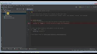Python Programming #Pycharm explore #Hello world Program