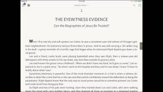 Ebooks in Olive Tree's Bible App