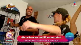 ¿Cómo se mantiene en forma Maya Karunna? | Sale el Sol