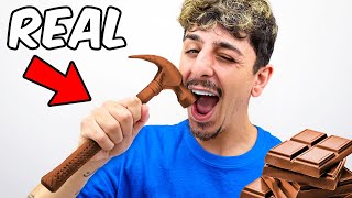 IS IT REAL OR CHOCOLATE CHALLENGE **impossible**