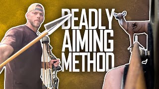 HOW TO AIM TRADITIONAL BOWS WITH BROADHEADS | Traditional Bowhunting